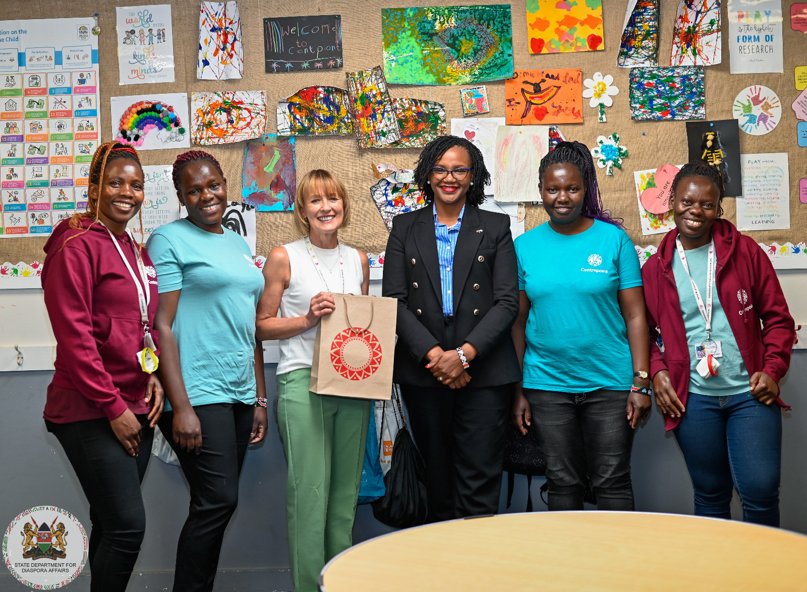 PS NJOGU VISITS A SECTION OF KENYANS WORKING IN THE EARLY CHILDHOOD EDUCATION SECTOR IN JERSEY