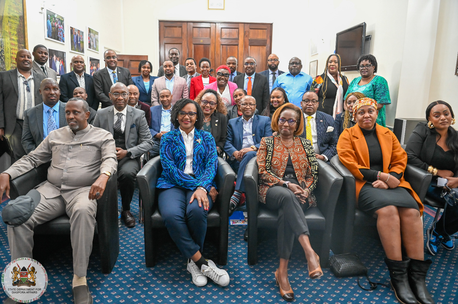DIASPORA ENGAGEMENT-PS NJOGU MEETS KENYANS LIVING AND WORKING IN THE UNITED KINGDOM