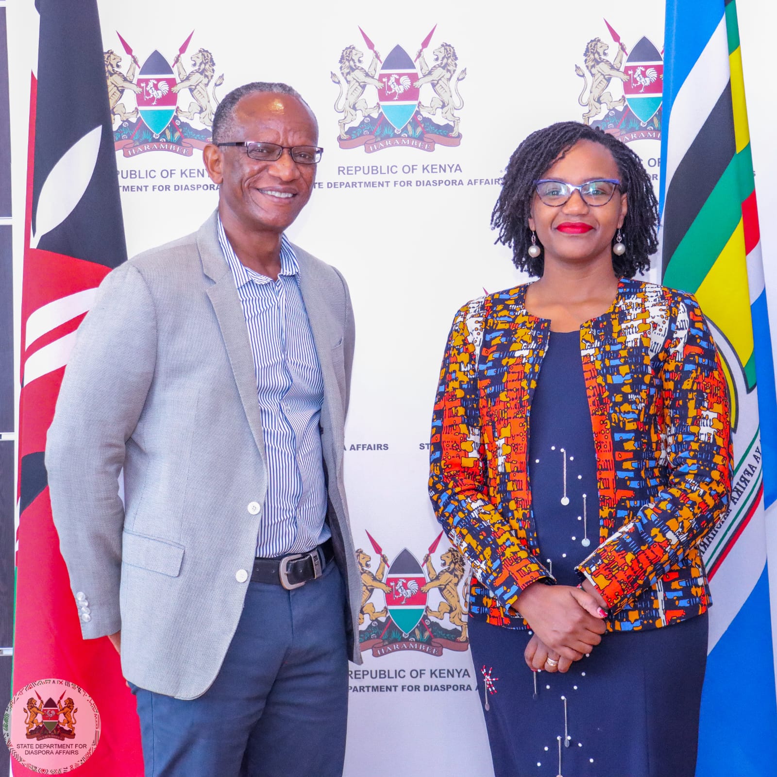 PS NJOGU, EUROPEAN BUSINESS UNIVERSITY FOUNDER HOLD CONSULTATIVE MEETING ON SKILLS, LABOUR MOBILITY