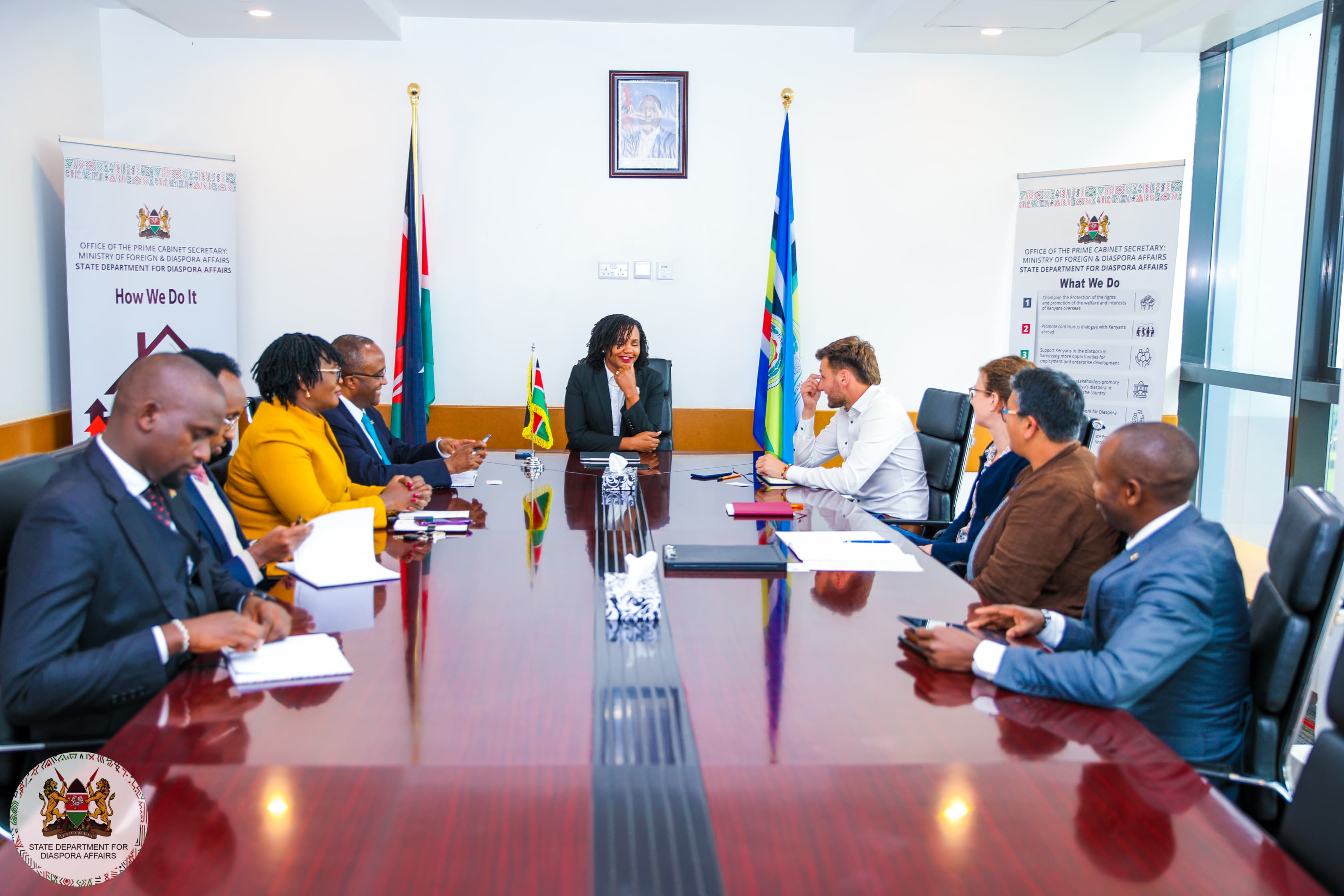 PS NJOGU MEETS BBW DELEGATION IN NAIROBI