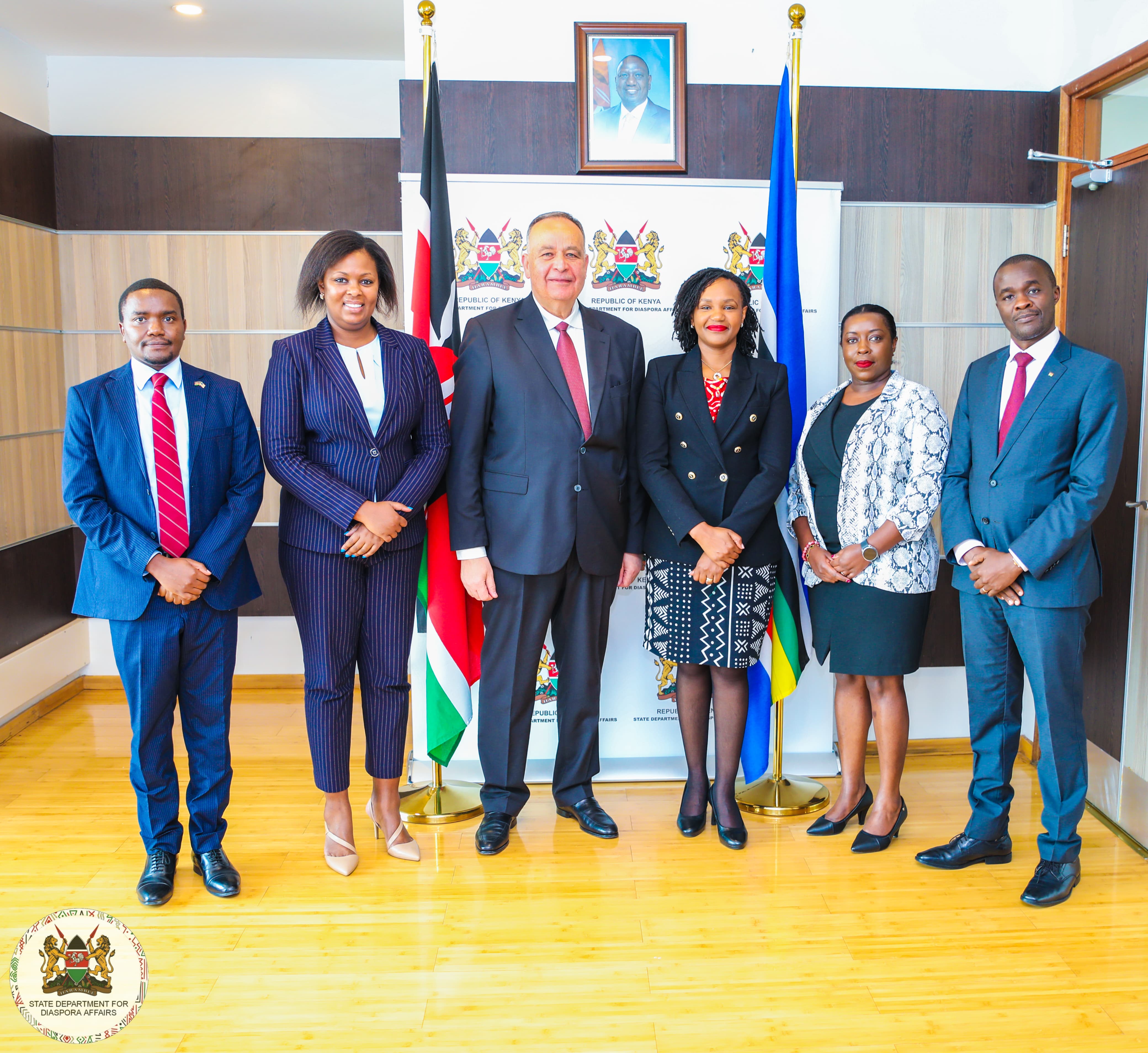 CIB BANK’S DELEGATION COURTESY VISIT TO DIASPORA AFFAIRS