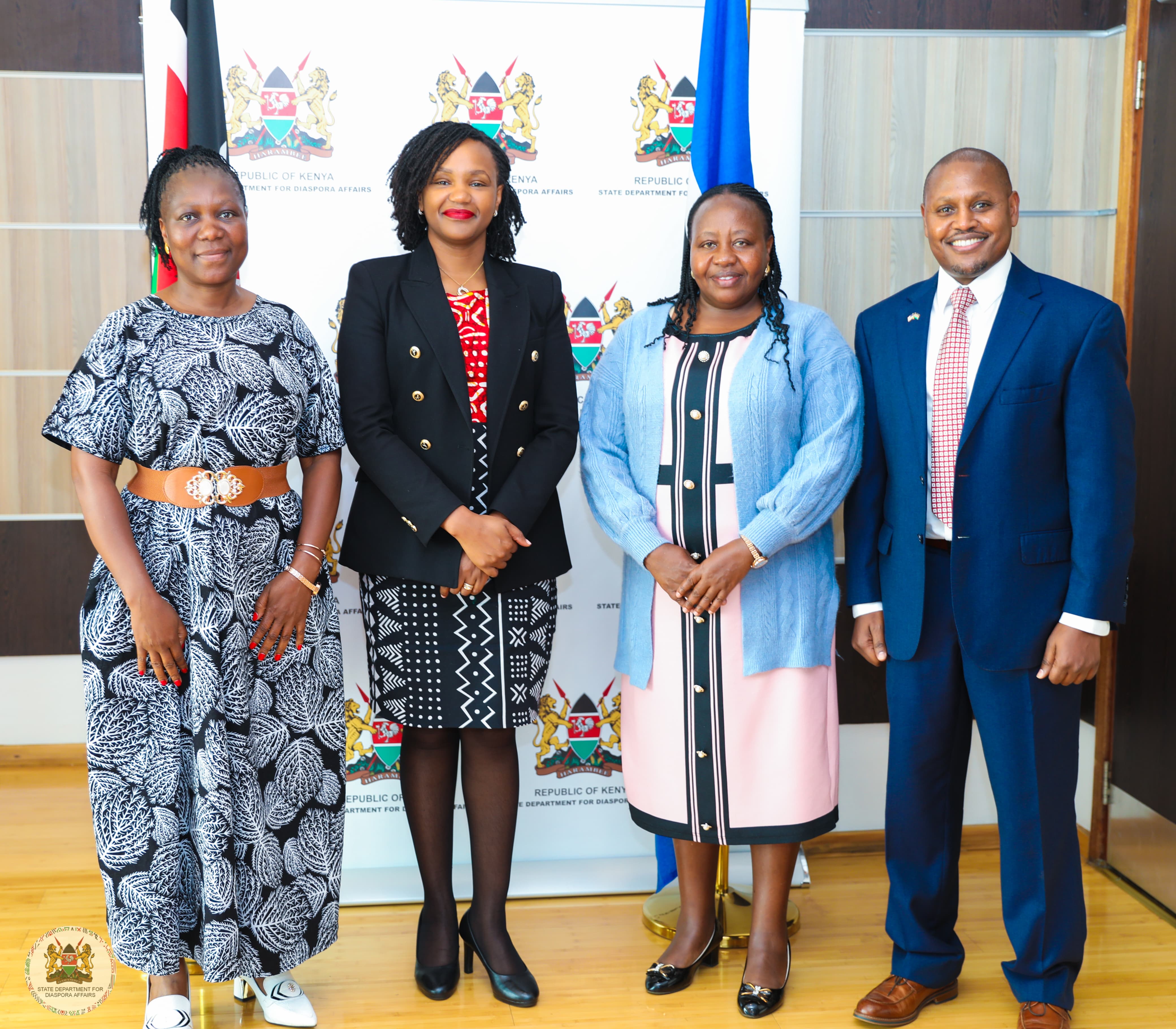 KENYA DIASPORA RETURNEES PAY A COURTESY VISIT TO PS NJOGU