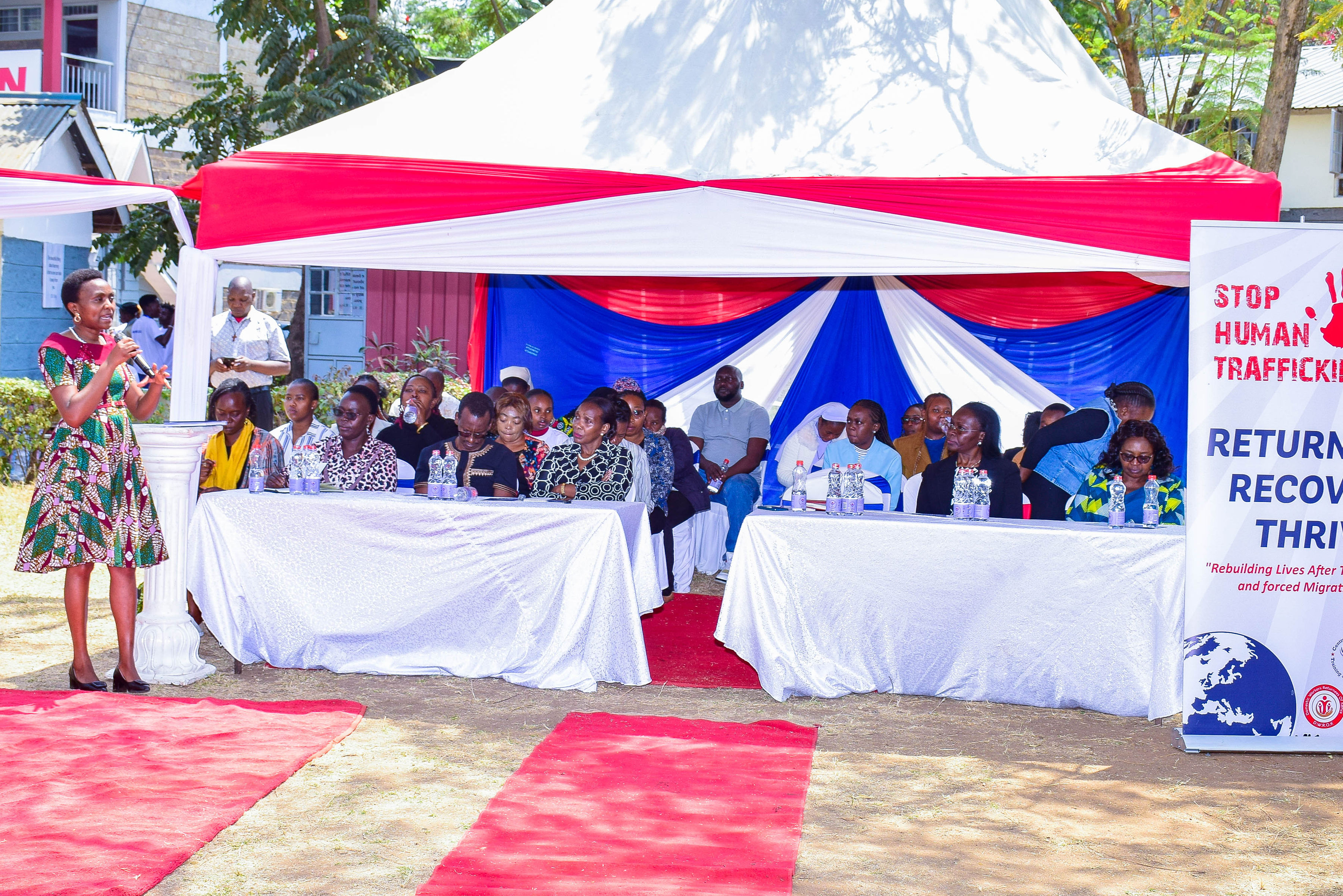 BUILD UP TO THE WORLD DAY AGAINST TRAFFICKING IN PERSONS