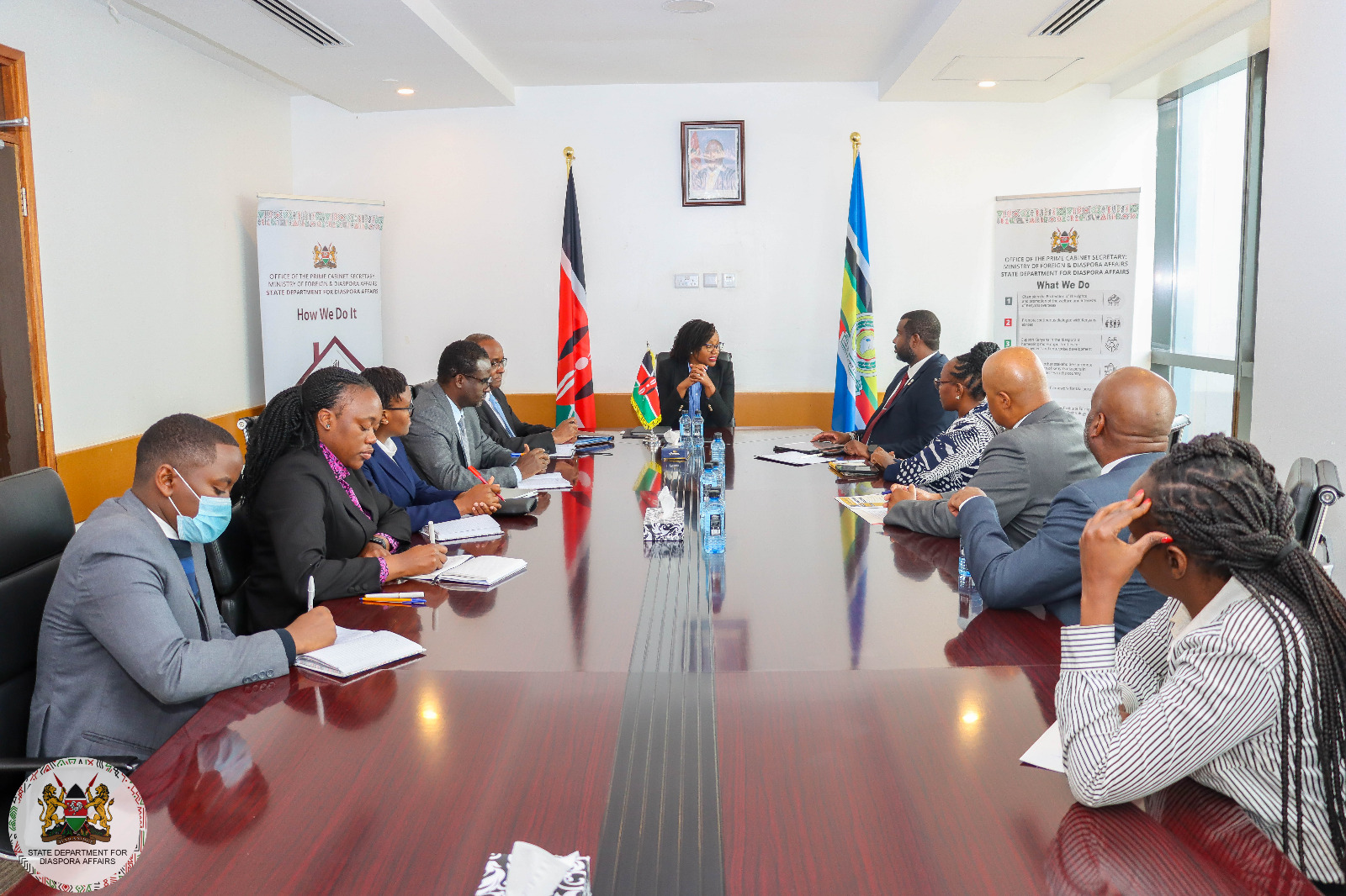 DIASPORA AFFAIRS PS MEETS GLOBAL OPPORTUNITIES COMMITTEE OF THE ATLANTA BLACK CHAMBERS DELEGATION(GOC/ABC)