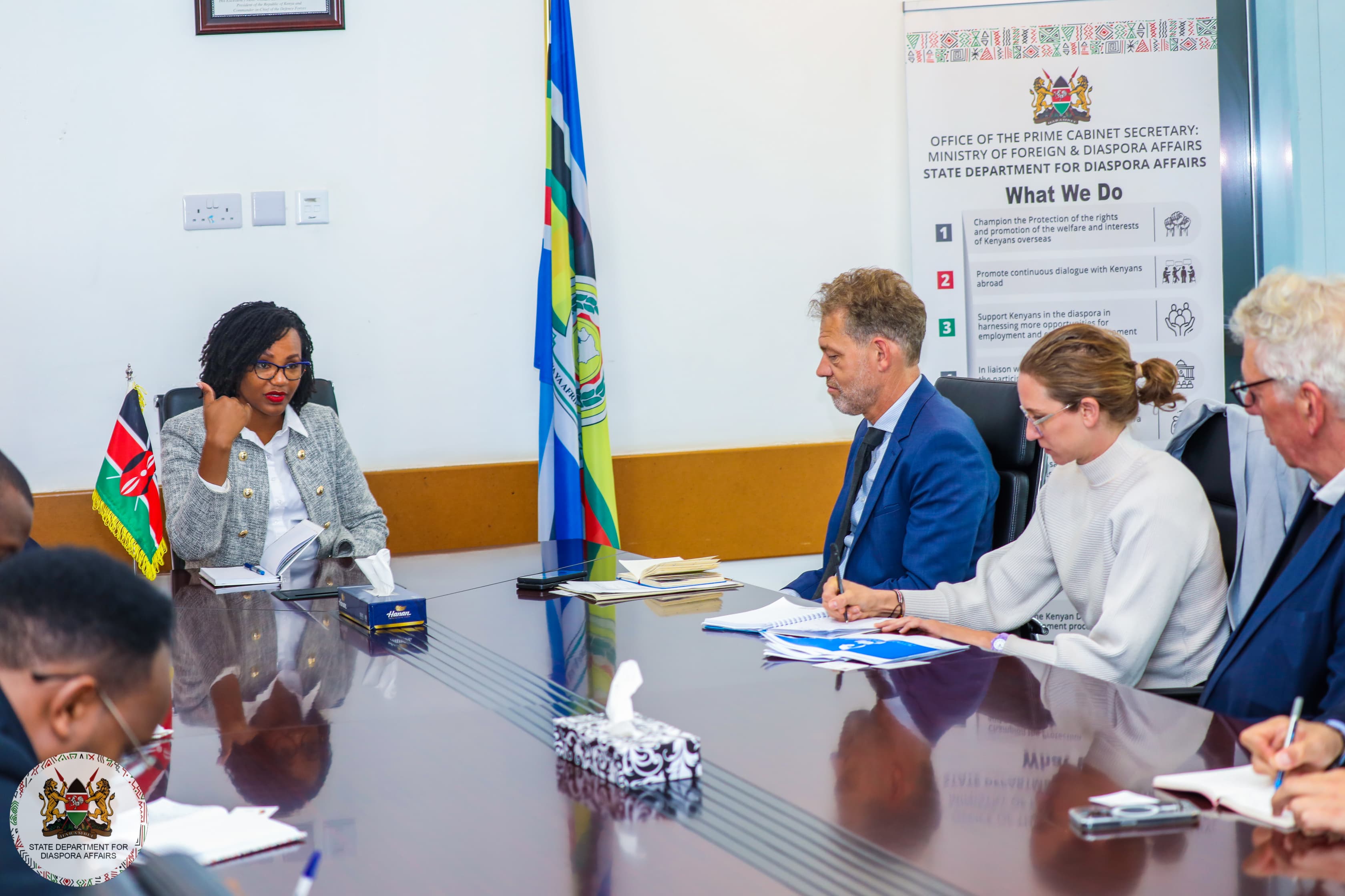 PS NJOGU HOSTS DEPUTY AMBASSADOR OF GERMANY TO KENYA, GIZ-WIDU DELEGATION