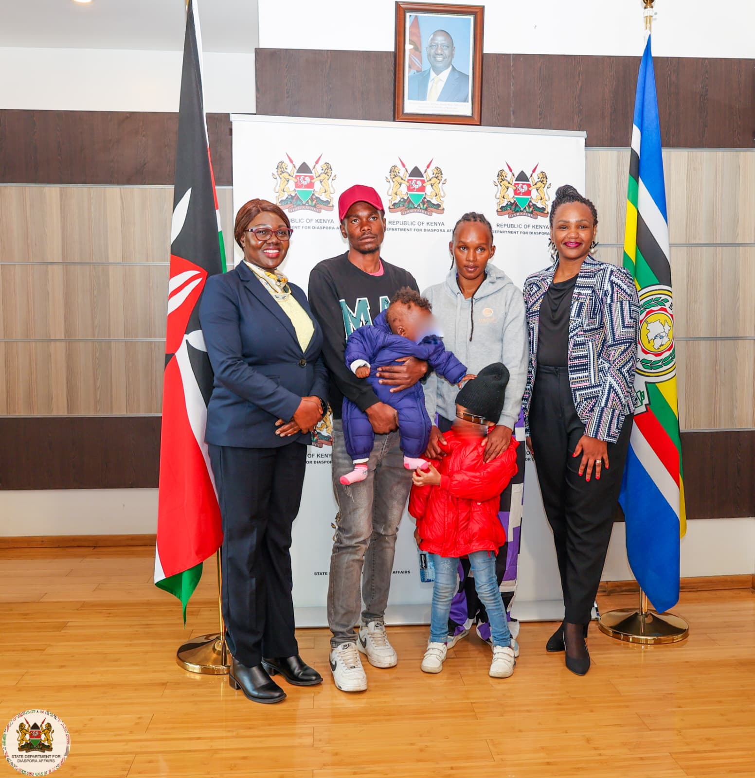 BABY PRECIOUS WAMBUI REUNITED WITH HER MOTHER IN KENYA