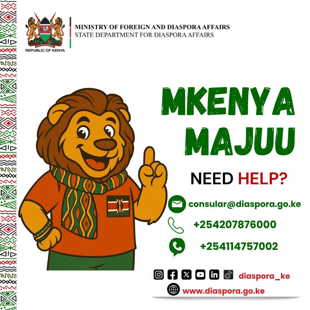 Emergency Advisory for Kenyans in the Middle East